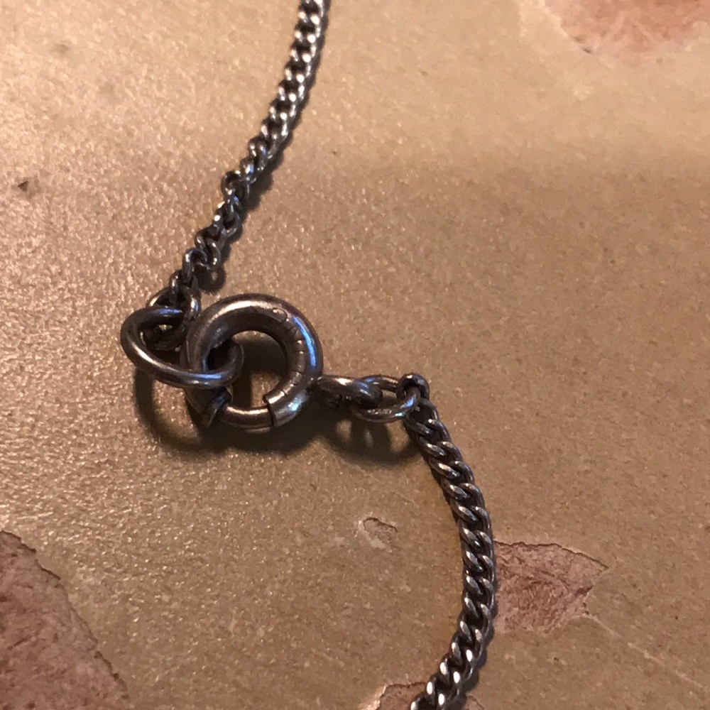 vintage Sterling silver Scorpio pendant necklace - Picture 5 of 7